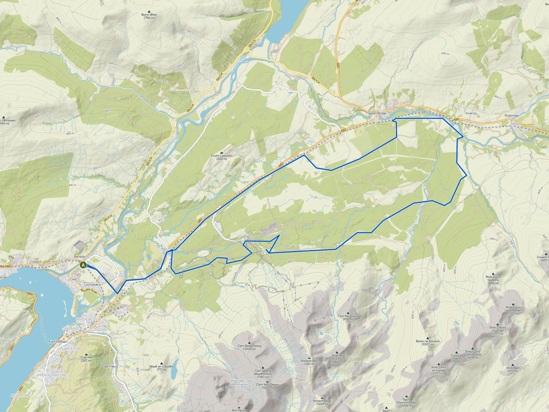 The best gravel rides around Fort William, Inverlochy And Torlundy | Komoot